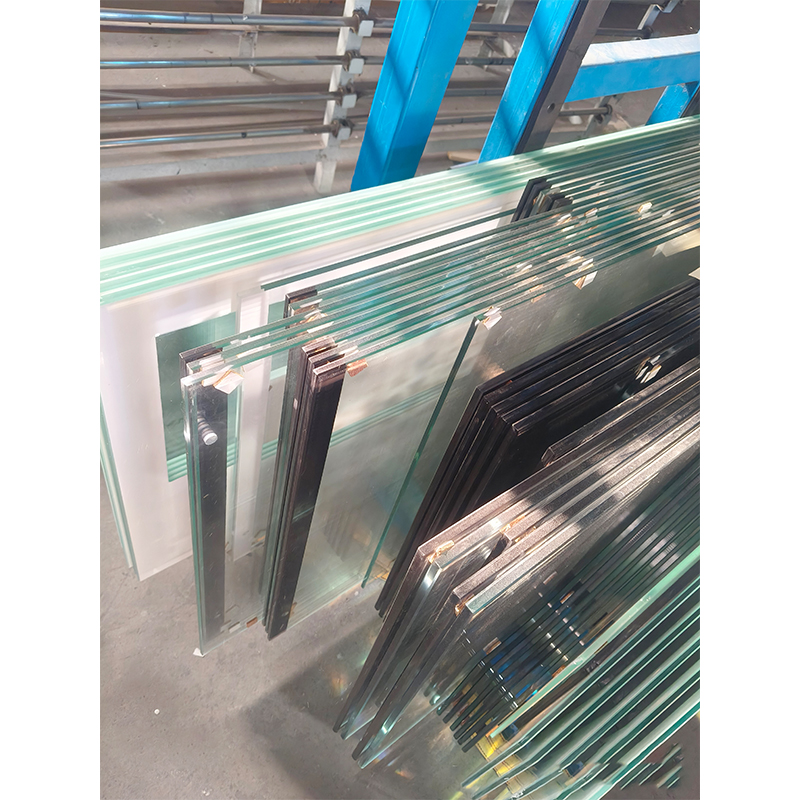 How does single-sided painted tempered glass enhance the value of buildings with high safety?